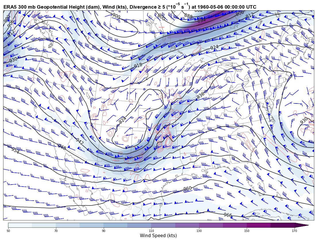 5/6/1960 (Prague OK F5 and Wilburton OK F4 tornadoes) @ 00 UTC. 10/11