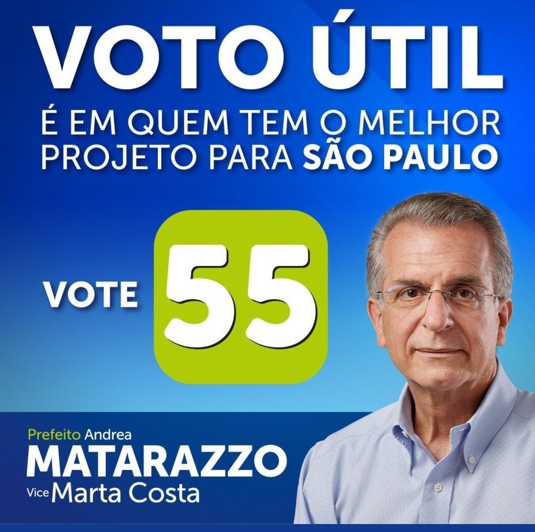 sou_danialves's tweet photo. VOTO ÚTIL - É EM QUEM TEM O MELHOR PROJETO PARA #SÃOPAULO

#soumatarazzo55 #SP55 #Eleicoes2020 #spcity https://t.co/UJ6cRi67VZ