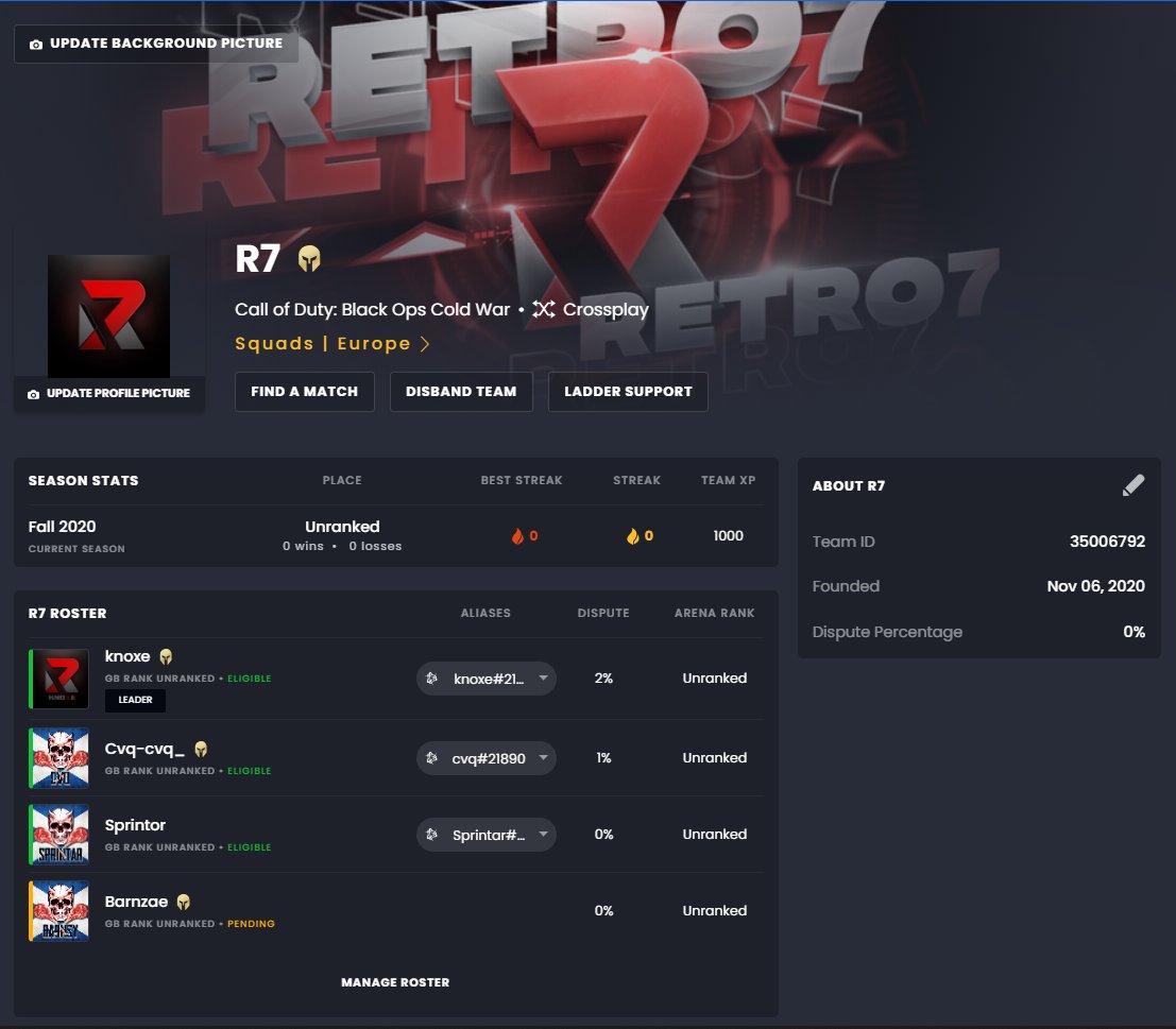 The boys sitting waiting patiently on Cold War release! Take a note of this R7 going to the top baby🔝 #ColdWar #CallOfDuty #Gamebattles <a href="/Sprintar_/">S p r i n t a r</a> <a href="/Cvq__/">Hso</a> <a href="/Barnzae/">Adam Barrons</a>