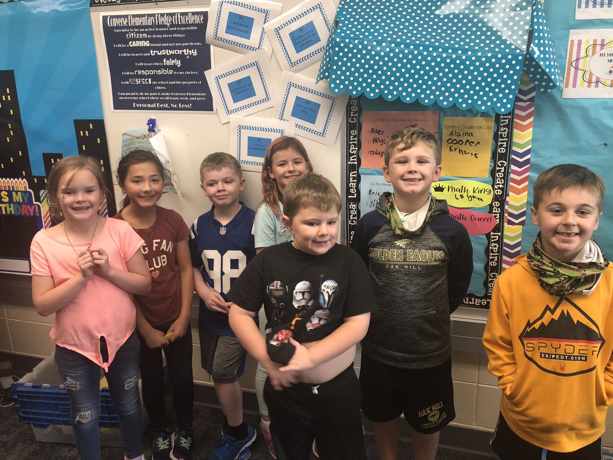 Troyer2nd's tweet photo. Congratulations to our Wall of Fame members last week!! @ConverseElem https://t.co/YjoLUT84L1