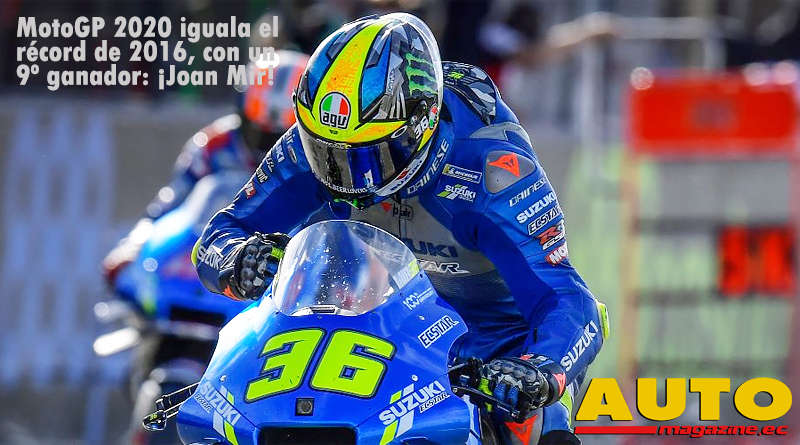 AutomagazineEc's tweet photo. #MotoGP | 🏁🏍🇪🇸🏆
Igualado el récord de 2016, con 9 ganadores: ¡Joan Mir!
https://t.co/64kNpdKbmS
#AutoMagazineEc #JoanMir #Ecuador #Suzuki #GPdeEuropa #Valencia https://t.co/BlCreBPQfR