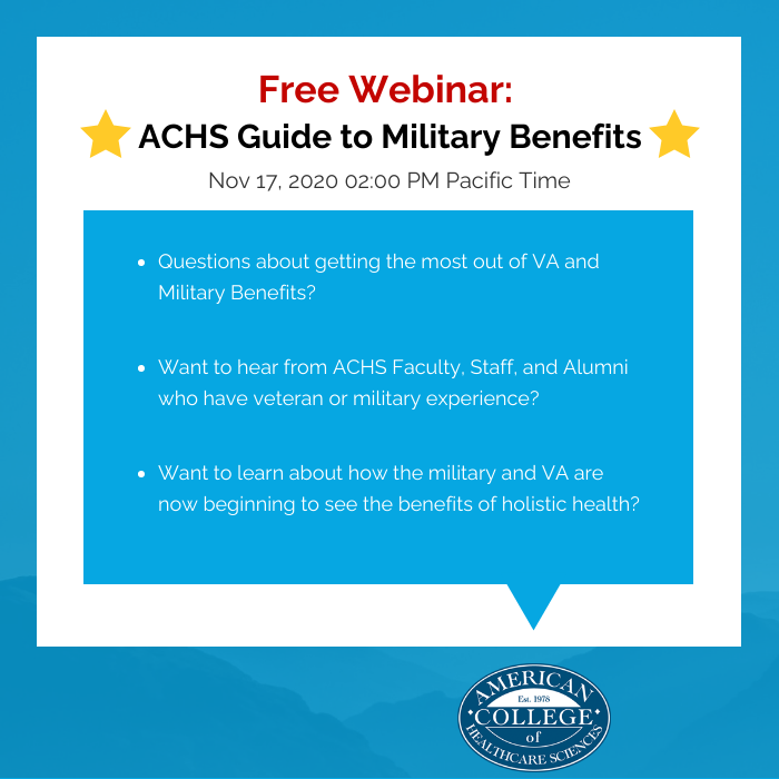 ACHSedu's tweet photo. Join us for this informative webinar as we simplify the process of using military educational benefits, as well as answer any and all questions you may have! Register here: https://t.co/XYoQKuSo93
#militarybenefits #veteransbenefits #financialaide #educationbenefits #freewebinar https://t.co/yUiFbvnx8a