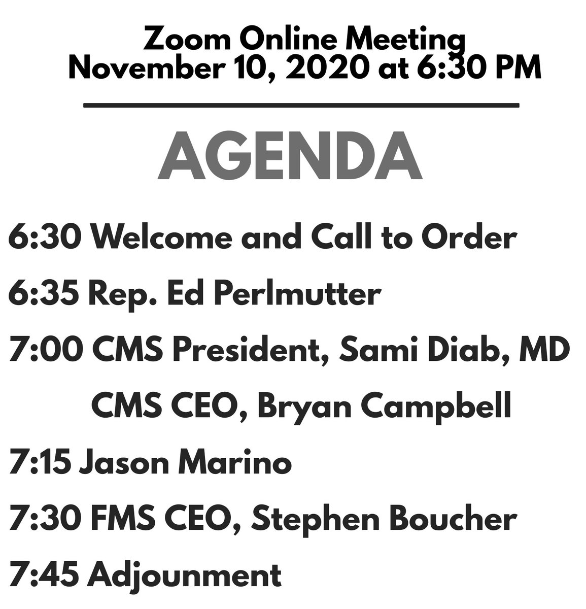 foothillsmedsoc's tweet photo. [Registration Required!] Rep. Perlmutter To Speak at FMS Annual Meeting - https://t.co/VwDwsYCSqO https://t.co/uyTkXPH48j
