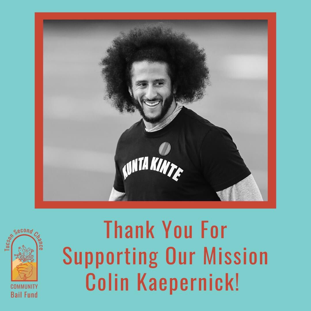 TSCCBF is proud to share that we have been chosen as a grantee of <a href="/Kaepernick7/">Colin Kaepernick</a>’s <a href="/yourrightscamp/">Know Your Rights Camp</a> and @RFKHumanRights "Funds for Freedom" campaign. 1/4