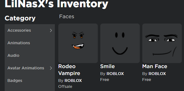 playful vampire roblox avatar