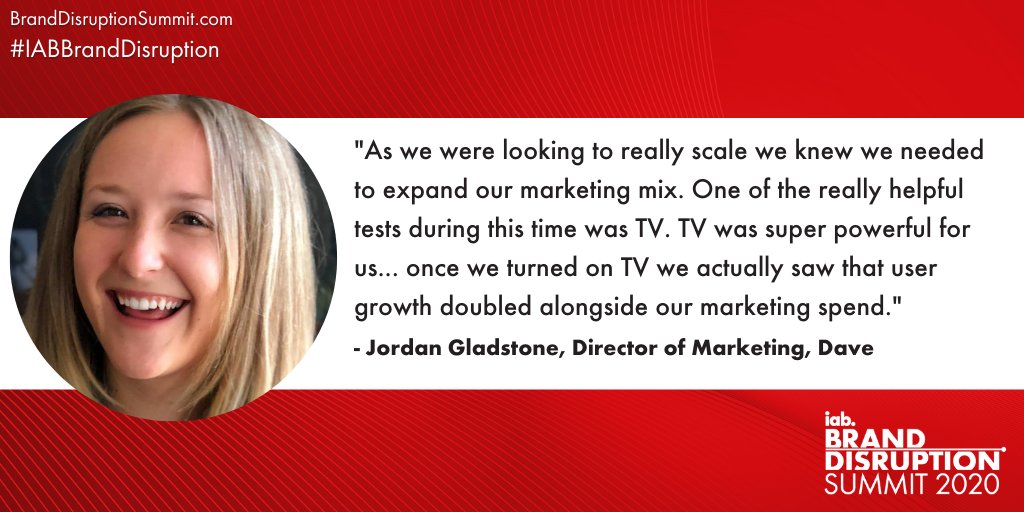 Jordan Gladstone, @davesavesyou shares with Philip Inghelbrecht (<a href="/Inghelbrecht/">Philip</a>) <a href="/TatariTV/">Tatari</a>  how they have grown their acquisition strategy from the usual digital channels, podcast, and radio, to include TV #IABBrandDisruption