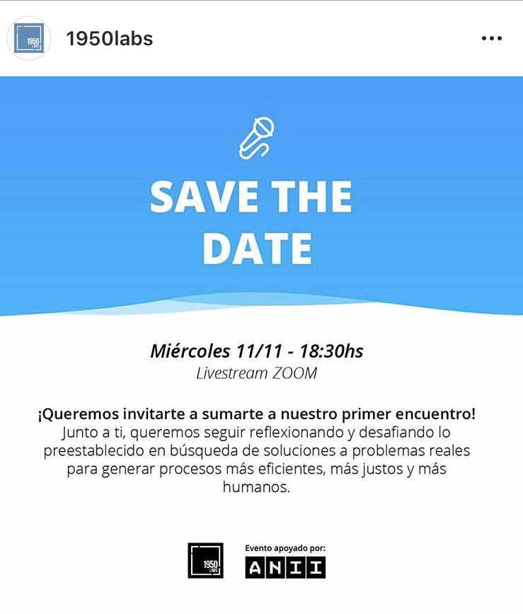 Desde #1950labs y <a href="/ANIIuy/">ANII - Uruguay</a> convocan al encuentro #FromAnotherPointofView
Más info: docs.google.com/forms/d/e/1FAI…