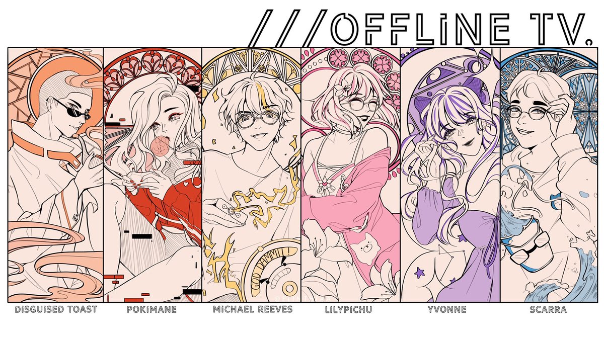 OfflineTV's tweet photo. honorable mentions that were super amazing as well: 

⭐️@kyu_tsu 
⭐️@Shyroceruss  
⭐️@SparklingMana 
⭐️@elinthiaa https://t.co/PAyNFVghWh