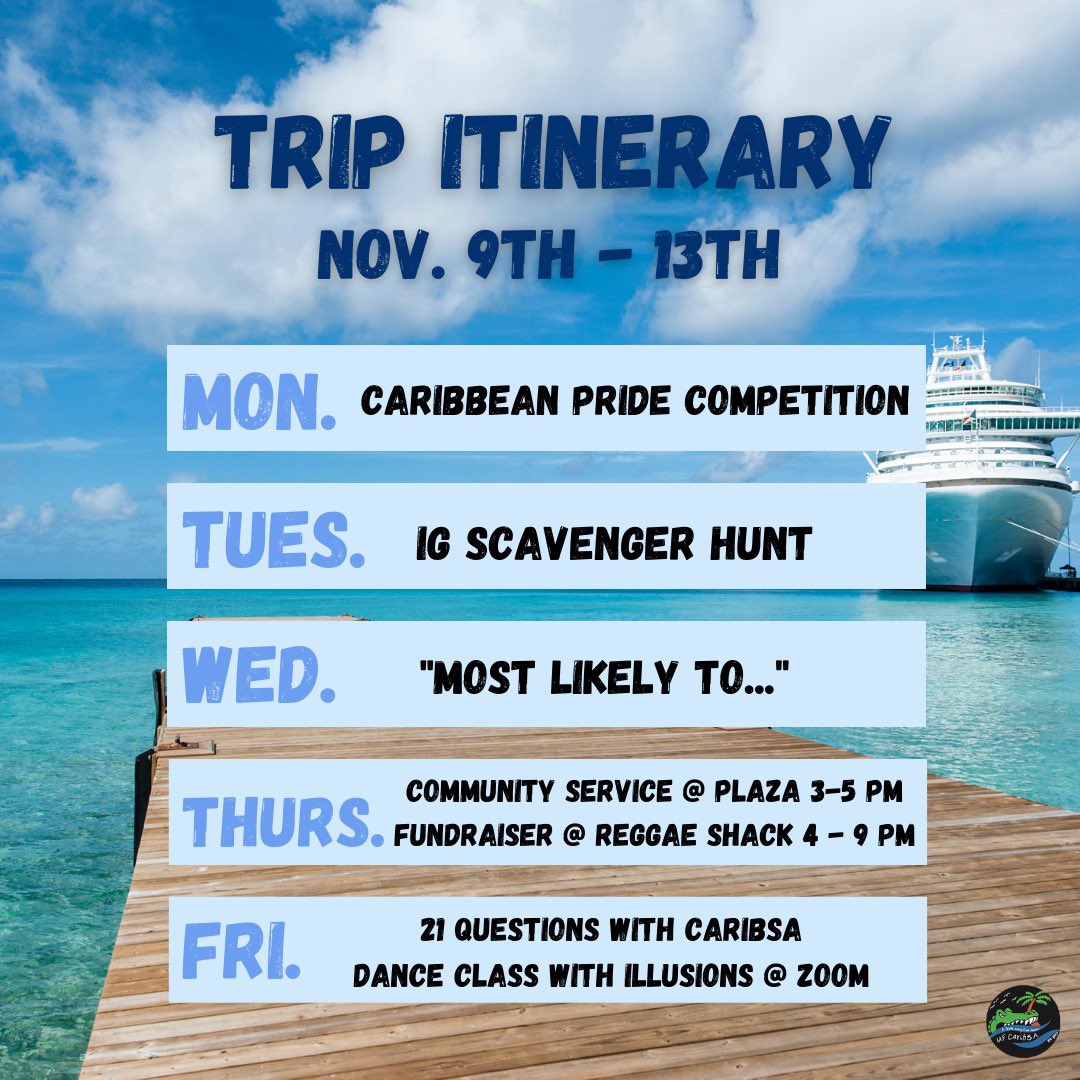 UFCaribsa_'s tweet photo. Don’t miss out on #CaribSAWeek2020 https://t.co/duW7dLvLJ8