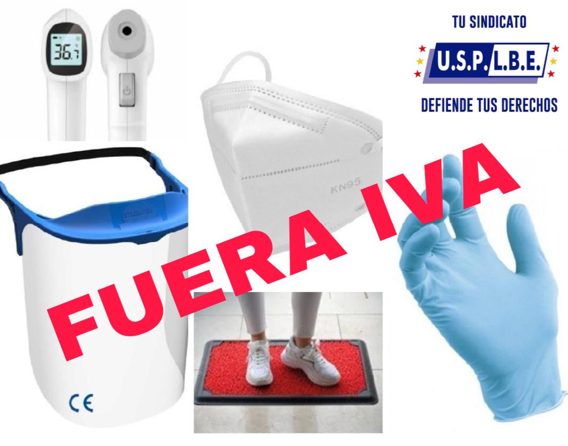 usplbe's tweet photo. Los tres tipos de IVA vigentes en España:
1️⃣General (21%). 
2️���Reducido (10%), para alimentos que no tienen reconocido un porcentaje inferior. 
3️⃣Superreducido (4%),productos de primerísima necesidad.

Son las mascarillas y equipos EPIS #primera necesidad❓O no❓
➡️Para USPLBE SI https://t.co/v23YOortj9