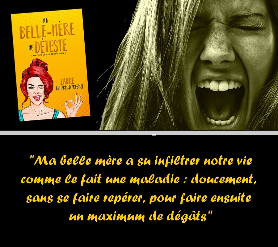 PlumesduWeb's tweet photo. On enchaîne avec un focus sur Ma belle-mère me déteste de Laure Allard-D'Adesky @AllardAdesk  😍
Une comédie dans laquelle toutes les lectrices peuvent se retrouver ! https://t.co/1xBG1szQId