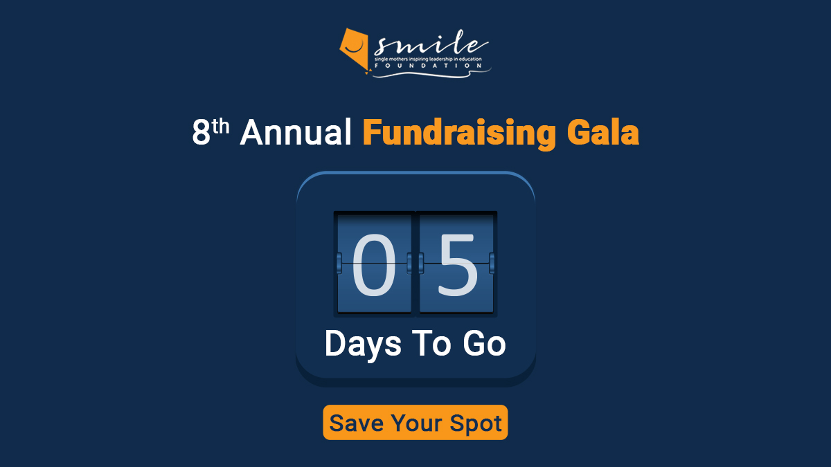 #5daystogo for the most exciting virtual gala in town. 
We are all set to mesmerize you with performances by talented artistes & giveaways from Air Canada, BriteSpace offices and more.

RSVP Now to support single moms get ahead in life.
bit.ly/36jRTGH

 #fundraisinggala