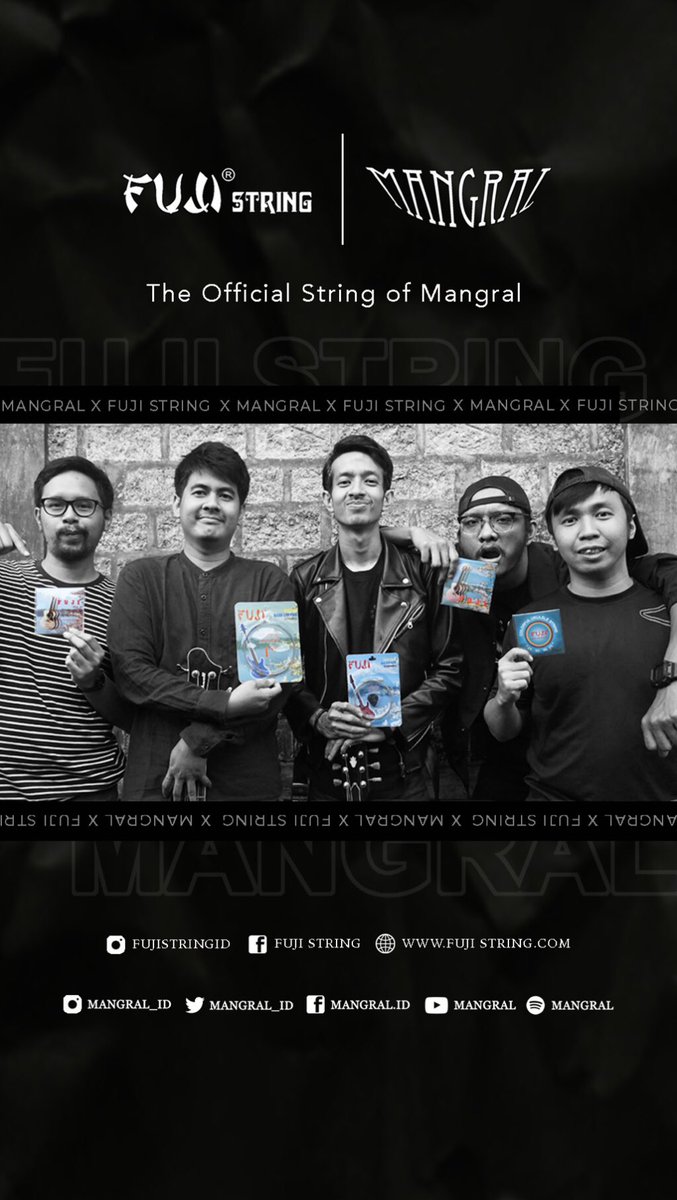 MANGRAL_ID's tweet photo. Dengan bangga Fuji String bekerjasama dengan MANGRAL sebagai official string partner.
Semoga kerjasama ini dapat membawa semangat baru bagi dunia permusikan di tanah air!
#FujiString #MANGRAL
#FujiStringxMANGRAL https://t.co/83F452WmZu