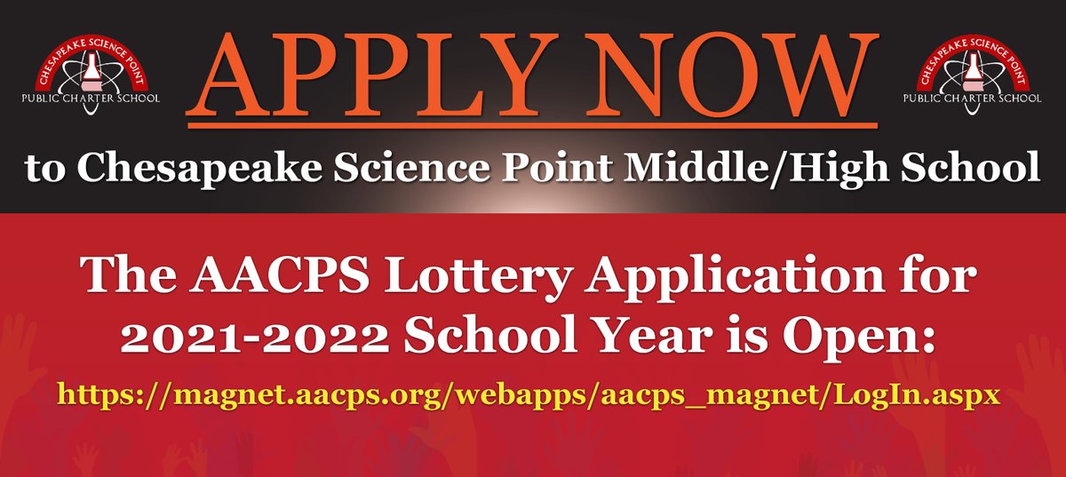 CLF_CLF's tweet photo. NOWOPEN: @AACPS 2021-2022 PUBLIC LOTTERY #AnneArundelSchools Join #MYCSP #ChesapeakeSciencePoint MS/HS #1 PCS in Maryland! #steamazing #ChartersWork #openenrollment #PublicCharterSchool #FiveStars @MSDE_Charter @CLF_PR @CLF_CLF #CSPspirit #STEAMed 🥇🎖️🏆💝 https://t.co/HaV0x8qZJG https://t.co/AjBUJvPvpP