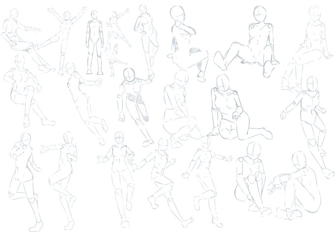 ひたっすらポーズの練習してた うまくなりたい 