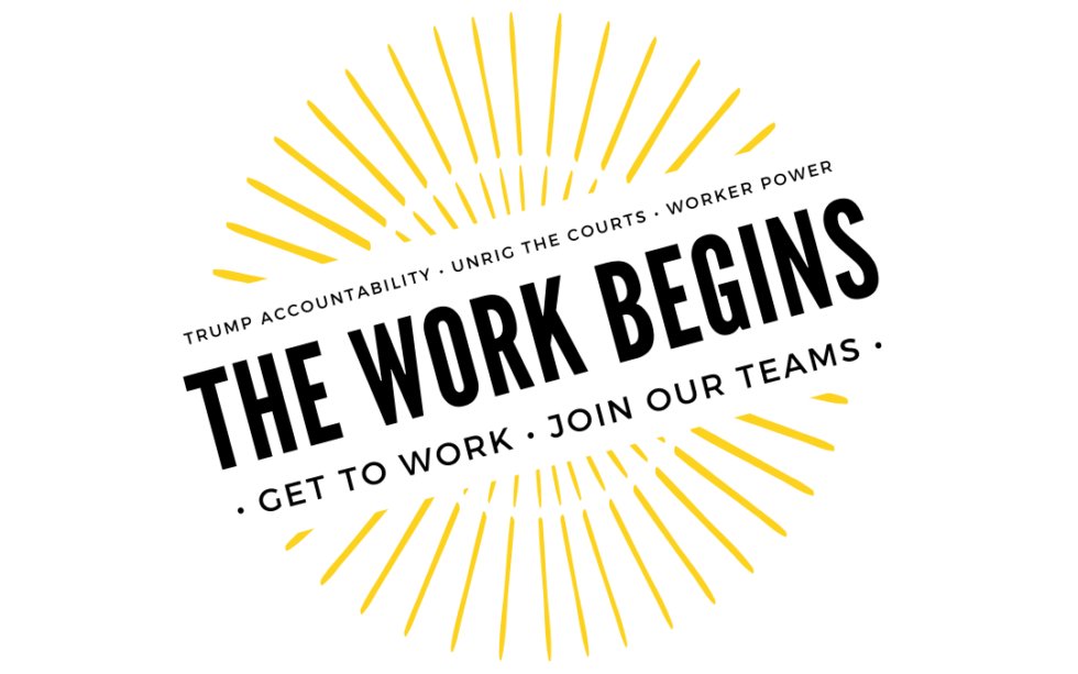 PeoplesParity's tweet photo. Thanks to the tireless work of organizers and activists who believe in a better future for our country, we now have the opportunity to fight like hell to undo the damage of the past 4 years and make lasting progress for workers and our democracy in the next 4. What's our plan? https://t.co/o5jidKwNI4