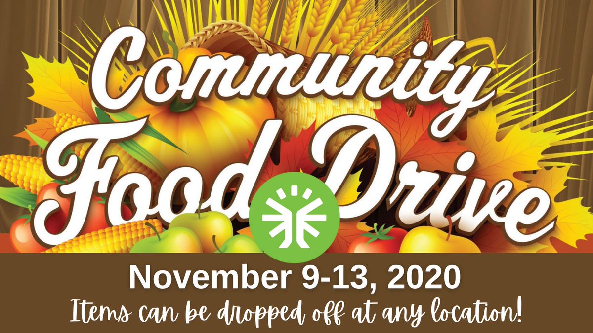 Starting today! Any nonperishable food items can be dropped off at any Southern Heritage Bank Cleveland branches. We are so excited to work together as a community to meet needs with love! Spread the word and please consider donating!