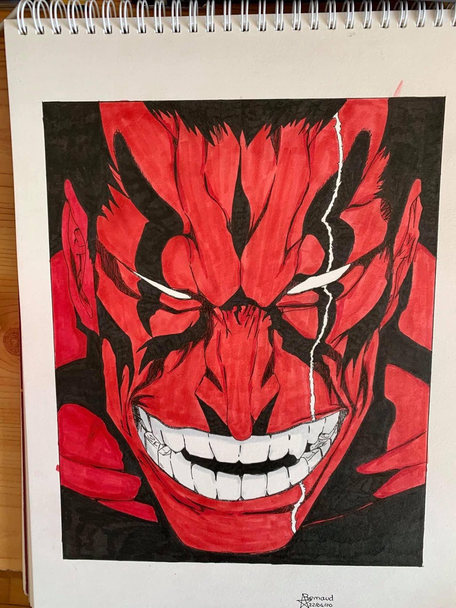 Peindu89's tweet photo. A tous les fans de Bleach, que pensez vous de mes dessins ? #bleach #titekubo #aizen #sosukeaizen #Kenpachi #zarakikenpachi #drawing #colo #bankai #shonenjump #shonen  #kyokasuigetsu #nozarashi #hogyoku #aizentaicho #gotei13 #5thdivision https://t.co/7d2LpX3DiA