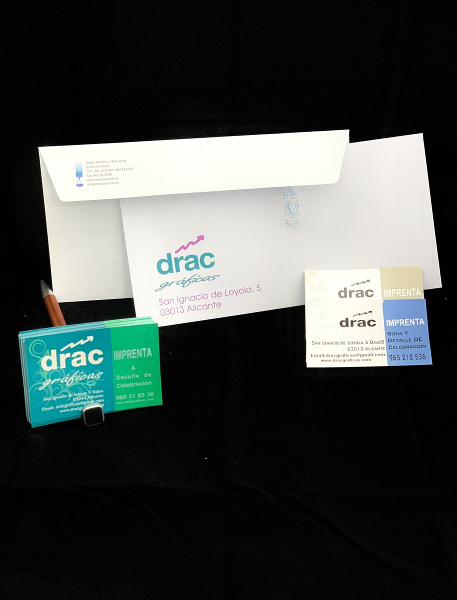 graficasdrac's tweet photo. En #GráficasDrac personalizamos tus sobres en diferentes tamaños y tarjetas de visita 😊 #Alicante #ImprentaAlicante #YoComproenalicante #graficasAlicante #Imprenta #SobresPersonalizados https://t.co/Gh7oq5YcDX