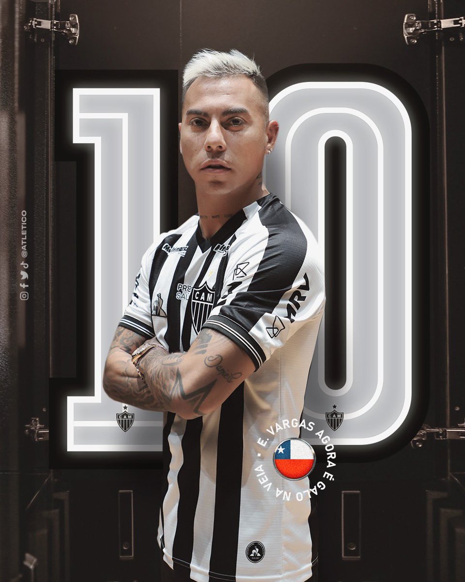 ADAInforma's tweet photo. 👕| El #ExAzul @eduvargas_17 fue oficializado en el @Atletico 🇧🇷. El delantero se volverá a reencontrar con #Sampaoli. 

¡Éxito “Edu”! 🤘 https://t.co/rF0IiPpVd6