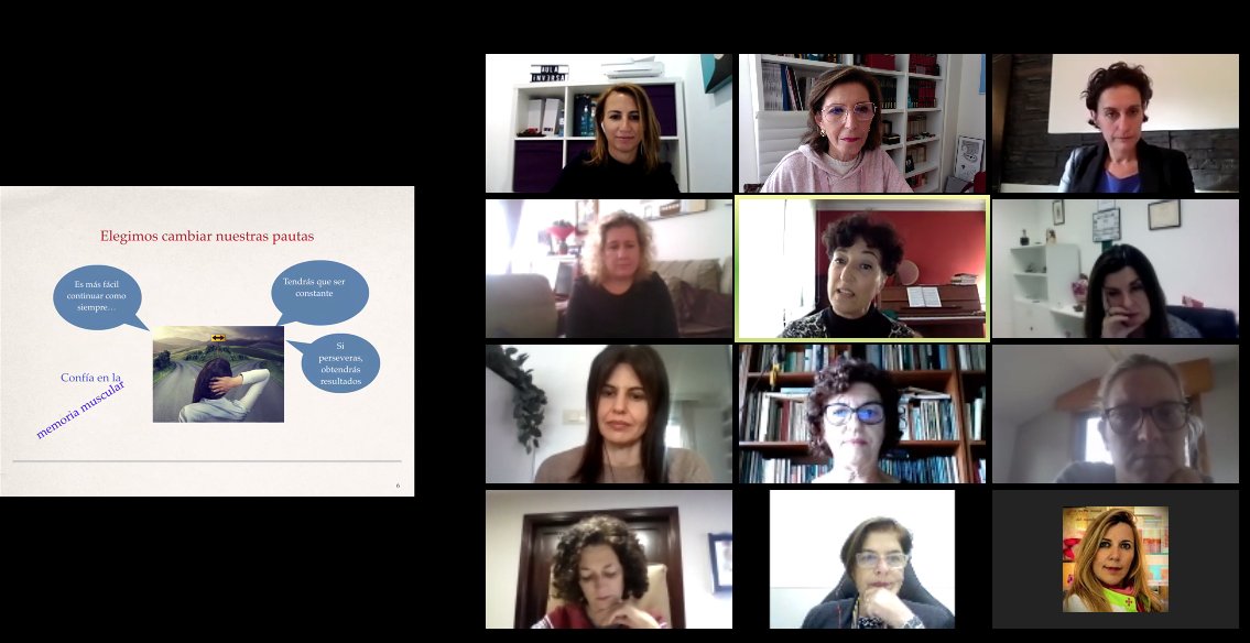Tenemos mascarilla para rato. Merece la pena intentar evitar todas las molestias que acarrea su uso.
Taller de <a href="/ExecutivasG/">Executivas de Galicia</a>  impartido por <a href="/2nafronteira/">Carmen Penim 2nafronteira</a> nuestra socia Carmen Penim. #mascarillas #comunicacion 
<a href="/Aulainversa2019/">Eva D. Castro Outeiriño</a> <a href="/mvicastelo/">Mariví Iglesias Castelo</a> <a href="/DianaNogueiraTV/">Diana Nogueira</a> <a href="/monicaalvarezF/">Mónica Álvarez Flores</a>