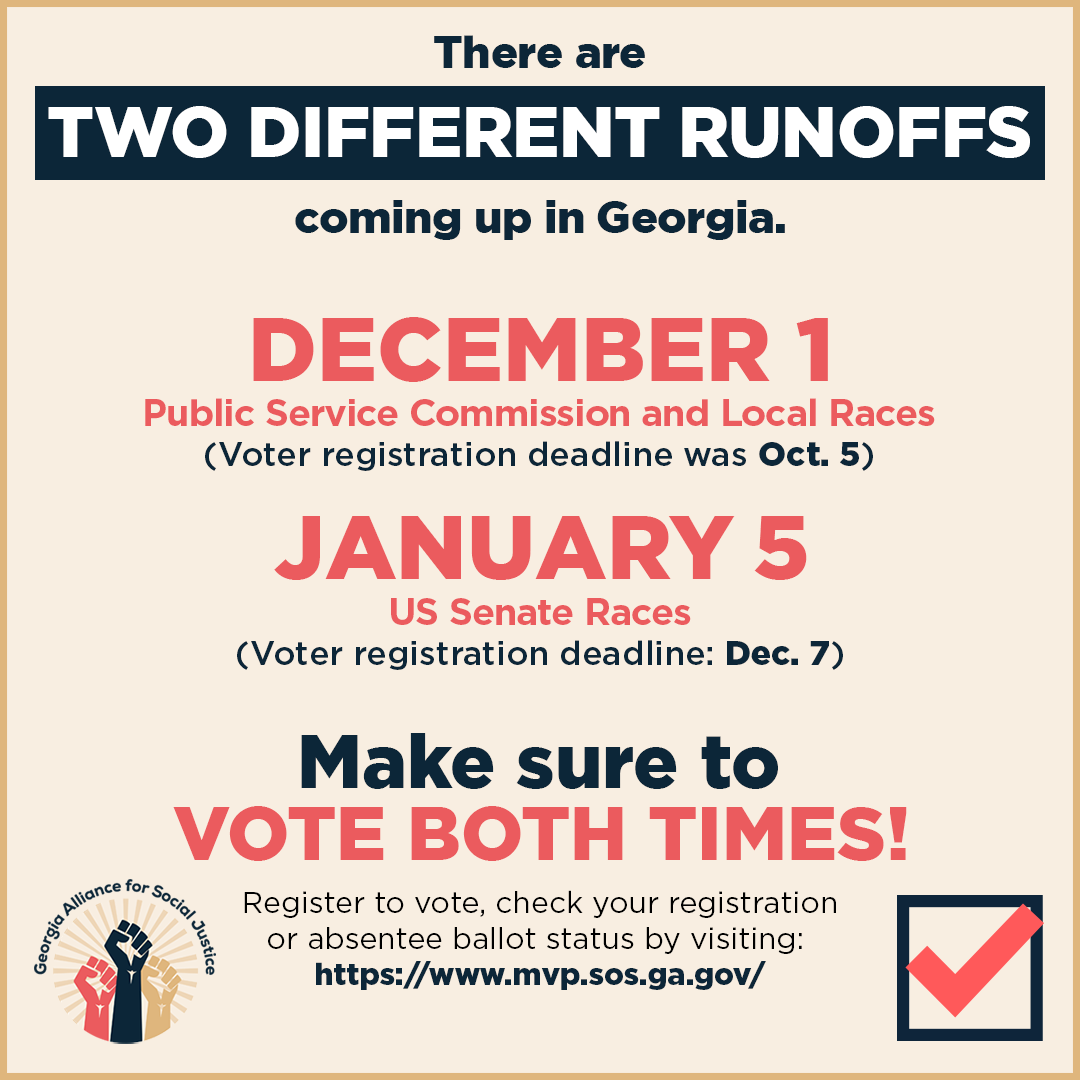 3. Check the Secretary of State website (link below) to see your ballot. Some counties have started early voting for this election TODAY, Monday, November 9. Please check with your County Elections Department for information on early voting in your county.