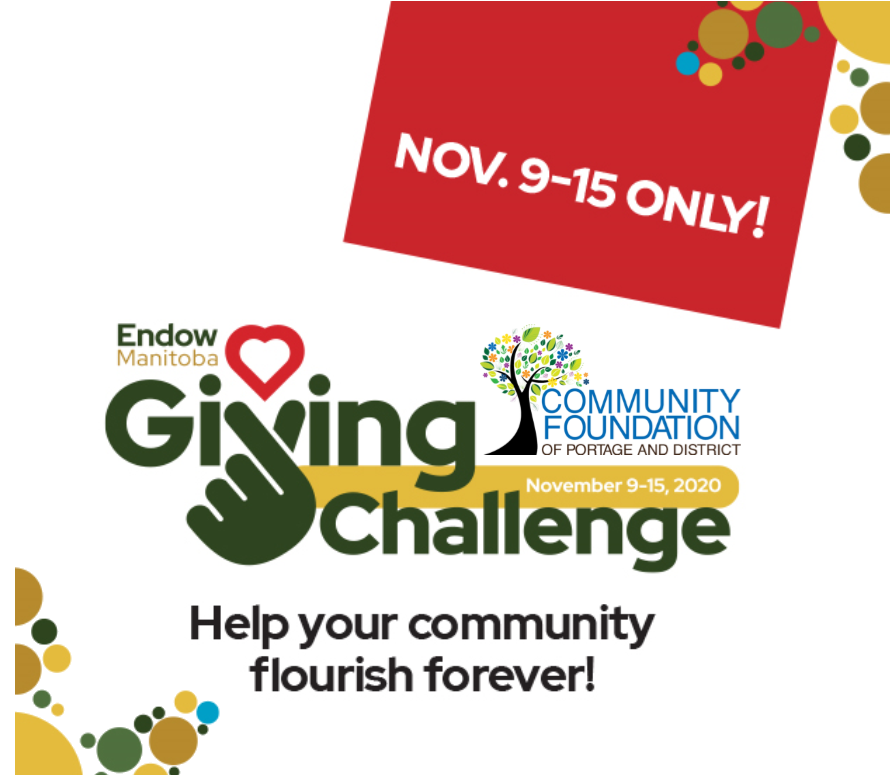 CommunityFound4's tweet photo. Nobody loves Portage la Prairie more than the people who live here. Help us continue to make Portage a better place! Donate to CFPD November 9th-15th and your gift will be stretched, every $5 donation turns into $7! 

 Visit https://t.co/53kQo4KEly for details https://t.co/Xz0sQEwlSN