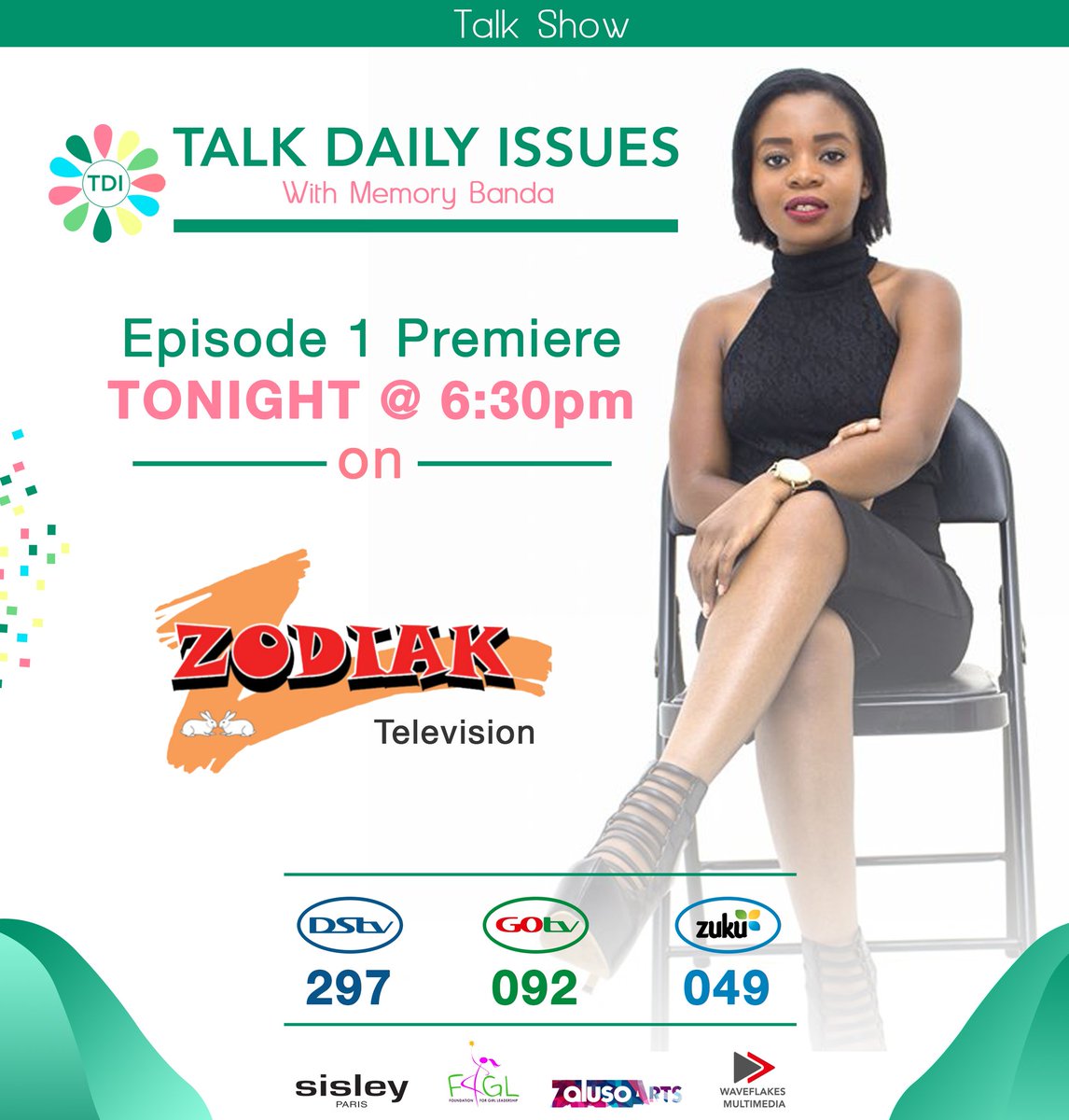 TDI_Talks's tweet photo. We are excited to announce that Talk Daily Issues has partnered with Zodiac tv @zodiakonline And the first episode will be premiered tonight @6:30. You can now have a re-watch at the comfort of your home while snacking 😏 #talkdailyissues #TDI https://t.co/AvPRAwwVSh