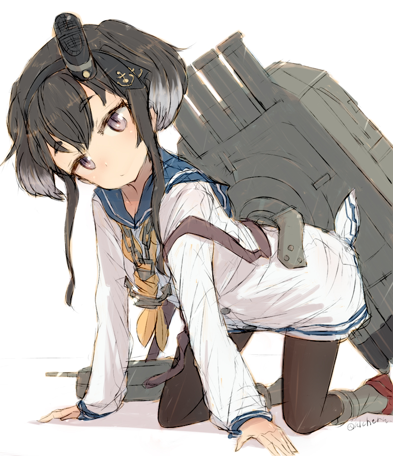 ジェーナス(艦隊これくしょん) 「11/10はJanusと時津風の進水日ですね 」|鳥アルケラのイラスト