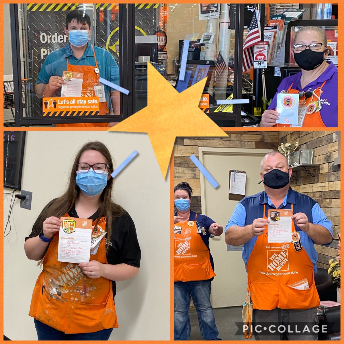 Congratulations to Mike, Haley, and Ethan for associates of the month and vera on her anniversary!!!