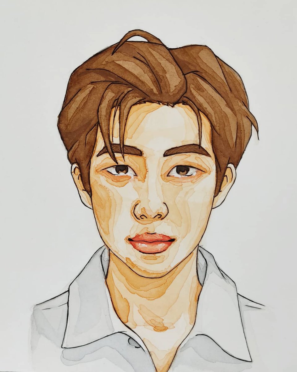 The_real_18's tweet photo. Check my new watercolor painting on Instagram!!!
.
.
.
#Tear #BTS #btsrm #rm #KPOP #fanart #watercolor #sketch #drawing #draw #NAMJOON #loveyourself #ARMY https://t.co/krctKMNnB6