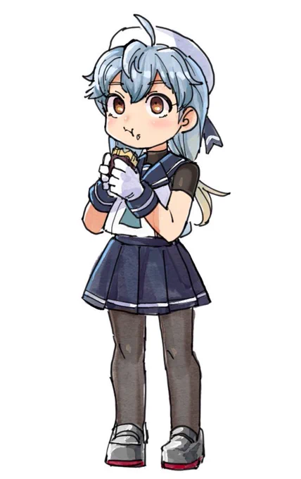 そういえばこの遅筆で佐渡4枚も描いたのか〜
この子供っぽさが描いてて癒されます☺️ 