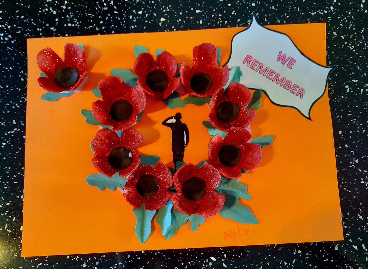 class_adams's tweet photo. Well Done and Thank you to all the Reception children who brought in their Remembrance Day art work for the display in school. They are beautiful and will look wonderful on the display @ssppcps https://t.co/25a1SwVhh6