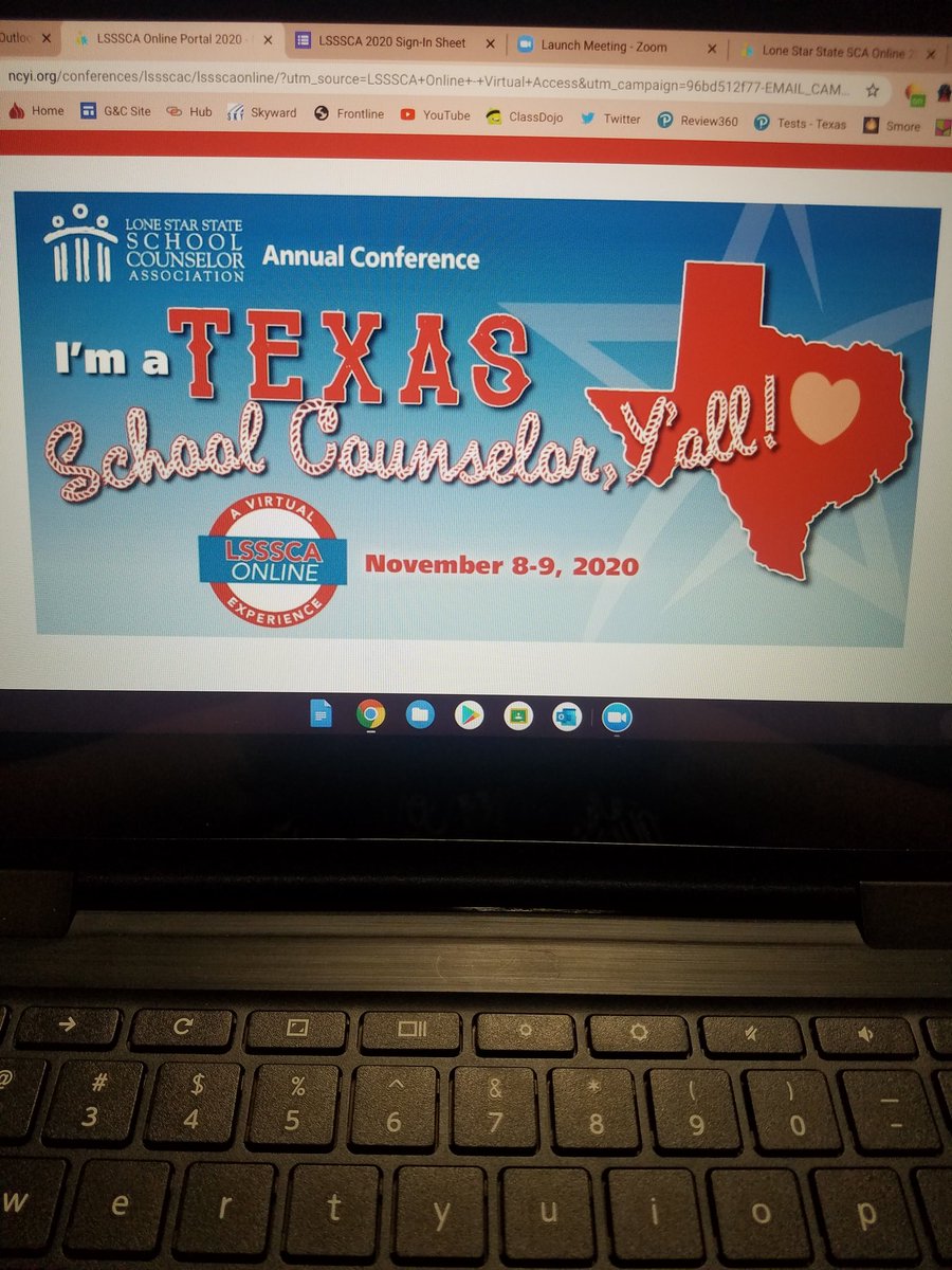 Bsmccay's tweet photo. Excited to attend the virtual LSSSCA Counselor Conference today! #EmpathyisaVerb @LSSSCA1 #LSSSCA20 #GISDAlwaysConnected https://t.co/X8ueEh4q2u