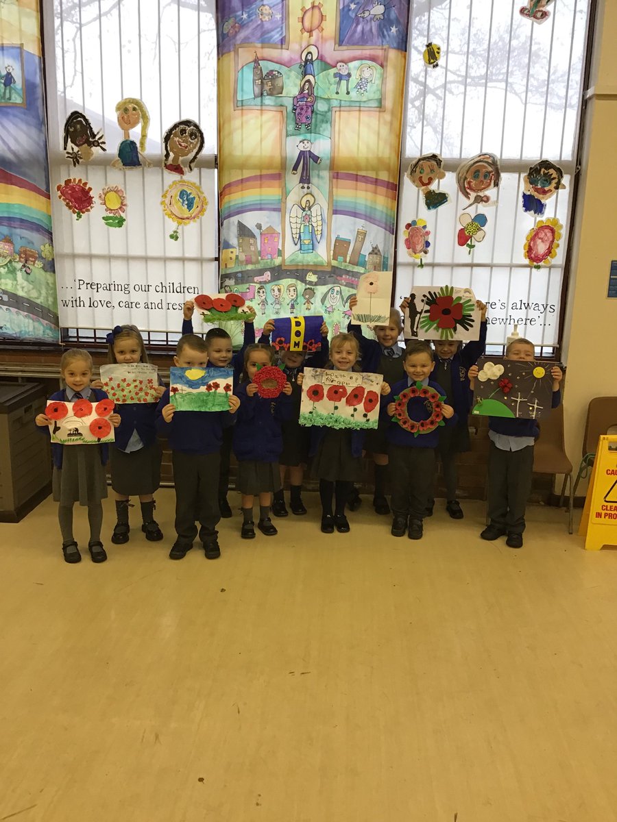 class_adams's tweet photo. Well Done and Thank you to all the Reception children who brought in their Remembrance Day art work for the display in school. They are beautiful and will look wonderful on the display @ssppcps https://t.co/25a1SwVhh6