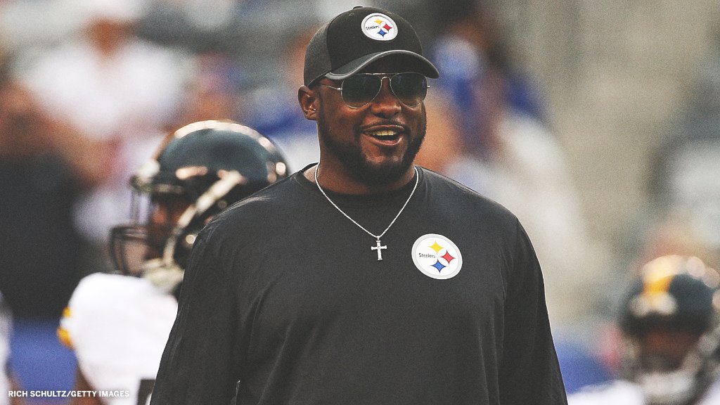SportsCenter's tweet photo. At 8-0, Mike Tomlin has clinched another non-losing season.

Tomlin's streak of 14 straight non-losing seasons is tied for the longest by a head coach to start his career in NFL history 👏

(via @EliasSports) https://t.co/1RQ9FwLWoA