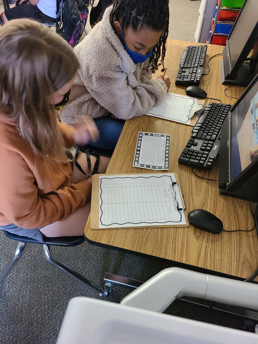 m_rowe's tweet photo. Student collaborate to find the theme and main idea of the story. #educatinghornets @kyle_jaecks @CTouchton https://t.co/xP49lVuiuP