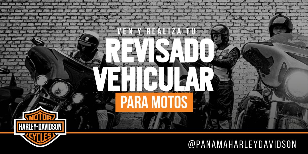 harley_panama's tweet photo. Escríbenos al +507 67877910 y agenda tu cita para el revisado vehicular. 😉👍 https://t.co/eXn7EJRBbb
