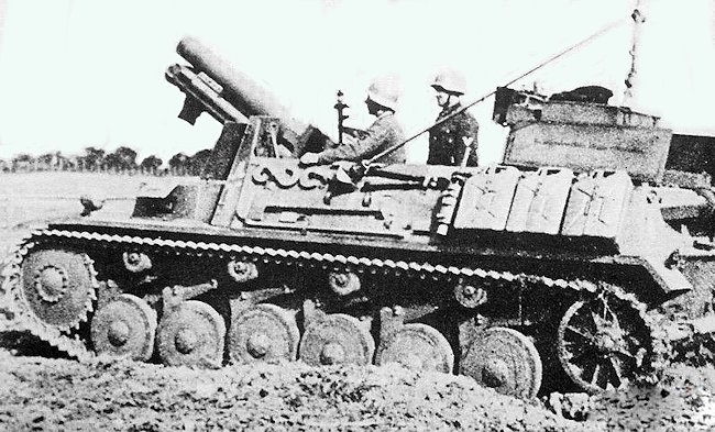 that a new variant was developed on the Panzer II chassis from October 1940, as the Panzer I was horribly overloaded.I mean look at it.Anyway. These new SPs go to new heavy infantry gun companies in 90 liechte Afrika-Division. /16