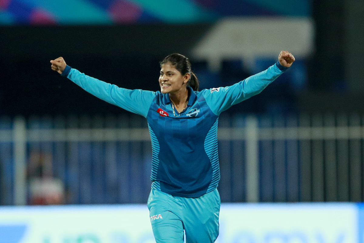 IndianPremierLeague on Twitter: "Radha Yadav becomes the first player to a 5-wicket haul in the #JioWomensT20Challenge… "