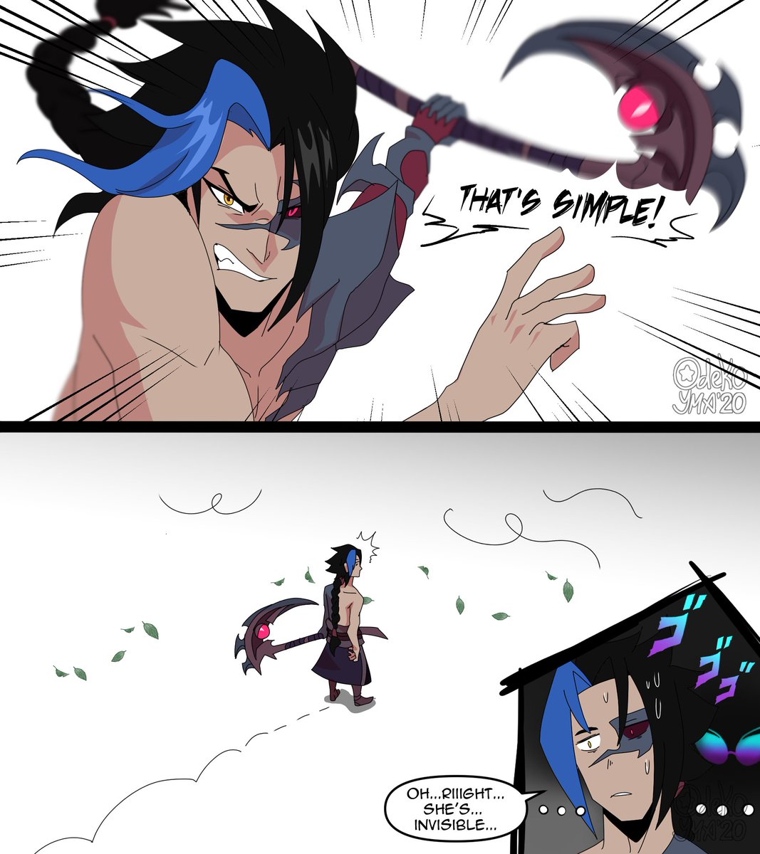 Don't chase the invisible ???

#LeagueOfLegends #Artoflegends #Kayn #Evelynn 