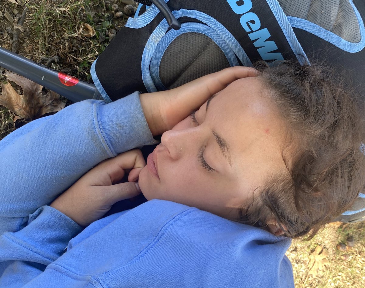 Power nap after a great performance for Abigail Price at the Scenic City Showcase this weekend! She pitched ten innings and had 16 strike outs against some of the best competition in the nation! 💪🏼🥎
