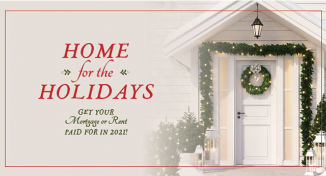 955HALLELUJAH's tweet photo. The holidays are the season of giving, and we’re giving you the chance to have your mortgage paid for a year! Head to https://t.co/qOKxrz6M3T to enter today! https://t.co/HKdg7zZy1h