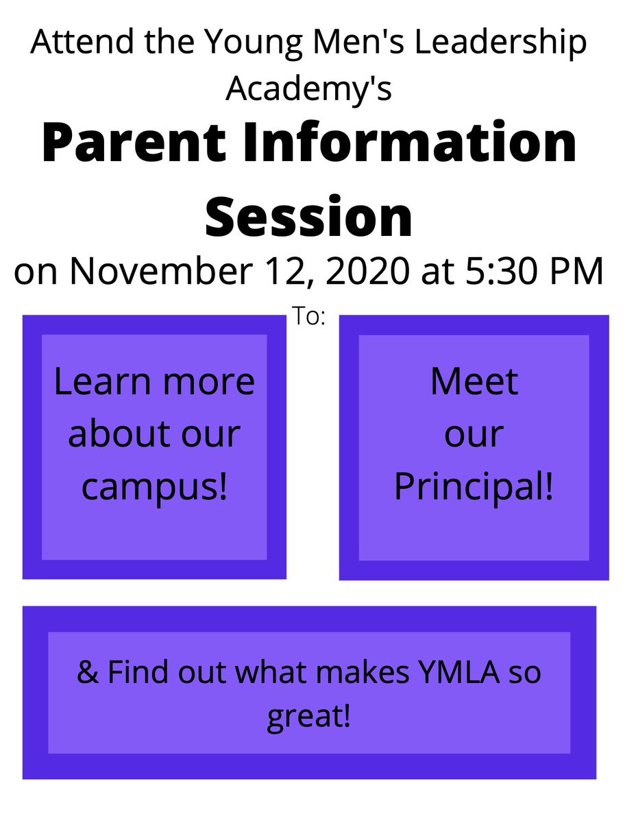 SAISDYmla's tweet photo. The application window to apply to choice schools is open today!! 
Join our virtual Parent Information session on Nov. 12, 2020 at 5:30 PM to find out what makes our campus so great! 
Zoom: https://t.co/pQu97j8Wru
Meeting ID: 979 1984 1805
Passcode: 578130 https://t.co/DSgRiUlfuP
