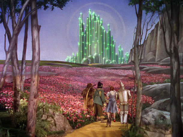 11/ to find the wizard, you will have "follow the yellow-brick-road" (the gold-bar road) Follow the trail of stolen gold and you'll find the thief who stole it.Now the Emerald City, the city of green non-federal Federal Reserve Notes (the new fiat money-money by decree)