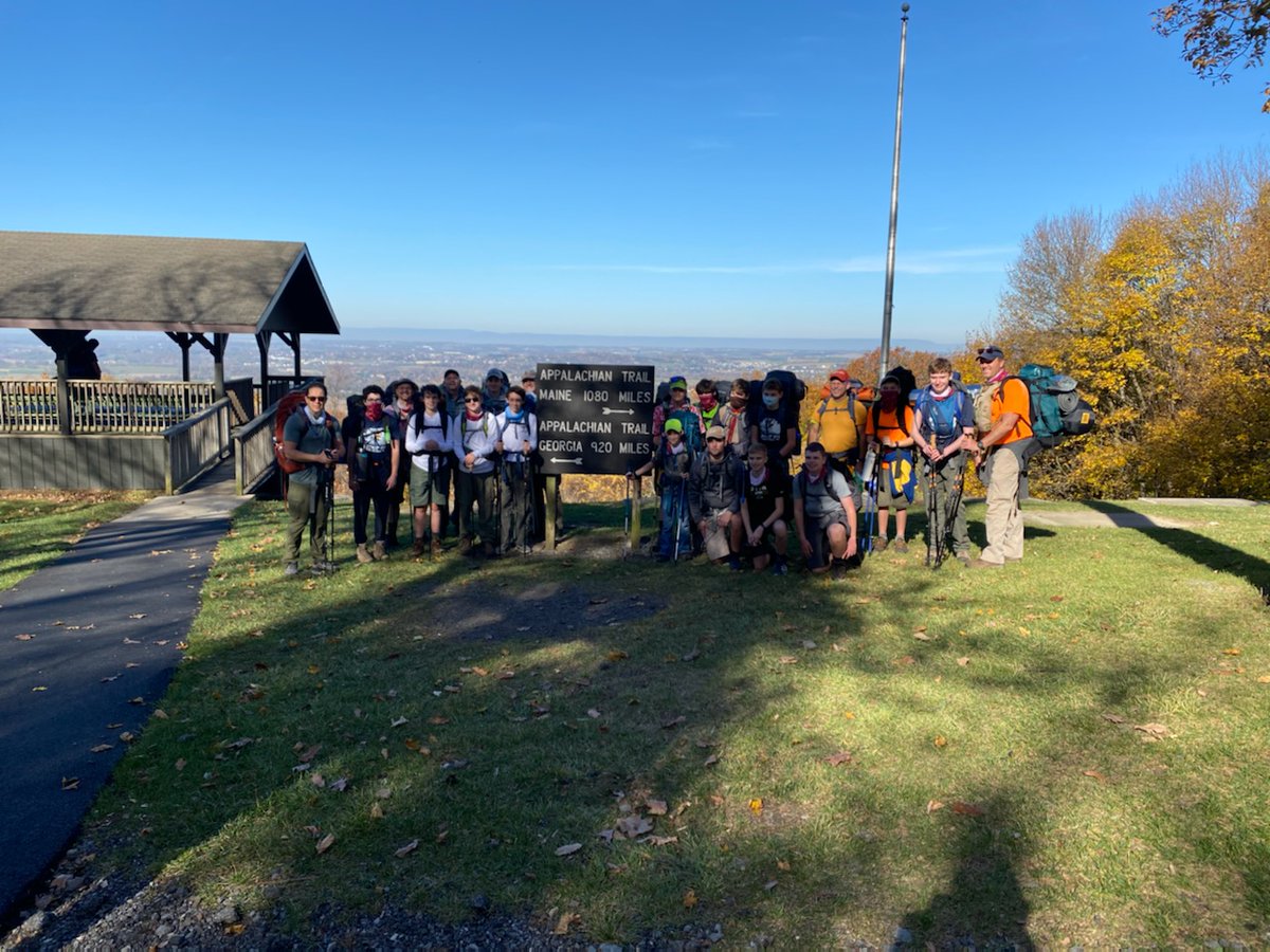 BSATroop454's tweet photo. Troop did a stretch of #appalachaintrail over the weekend. #ScoutsDoMore #hiking #backpacking https://t.co/y6BvoJbgWo