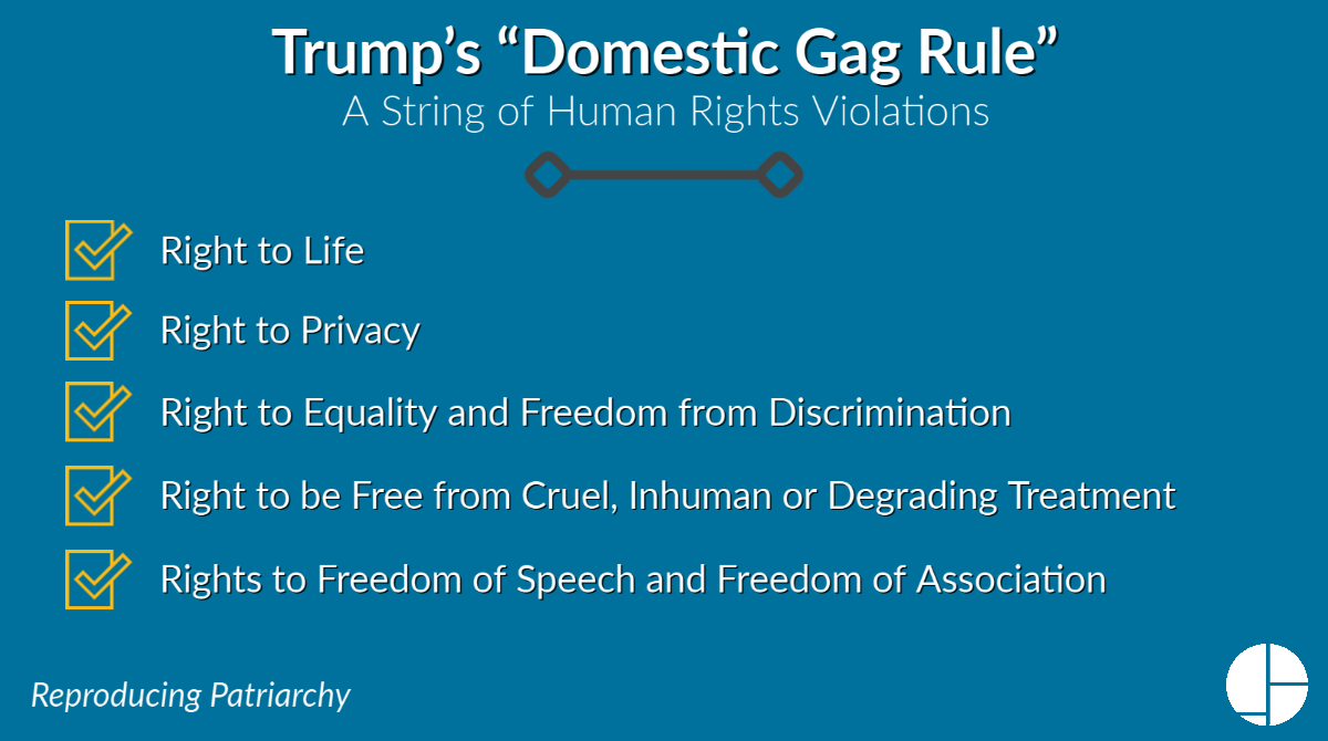 Thank you  #Finland for calling out the Trump administration's domestic gag rule, which places enormous restrictions on access to abortion care that primarily affects marginalized communities.Check out our recent report on this dangerous policy.  #UPR36  https://bit.ly/3keilXg&nbsp;