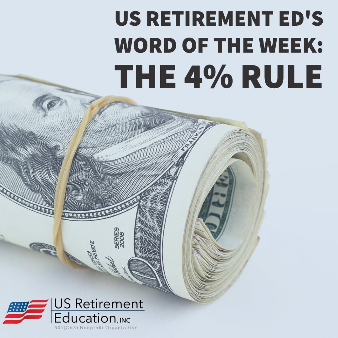 USRetirementEd's tweet photo. During this COVID-19 pandemic, protecting your retirement nest-egg is more important than ever. By withdrawing no more than 4% from your retirement funds each year, your money will last throughout your retirement! #retirement #education #financialfreedom #money https://t.co/Cvq8SKdWjU