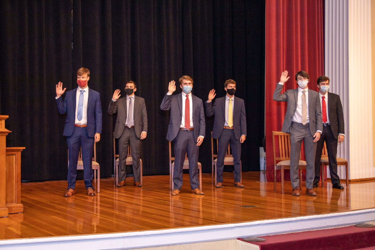 Last Wednesday, the 106th UGA Interfraternity Council took office in a ceremony at the UGA Chapel. To read the full press release, click here:  greeklife.uga.edu/wp-content/upl…