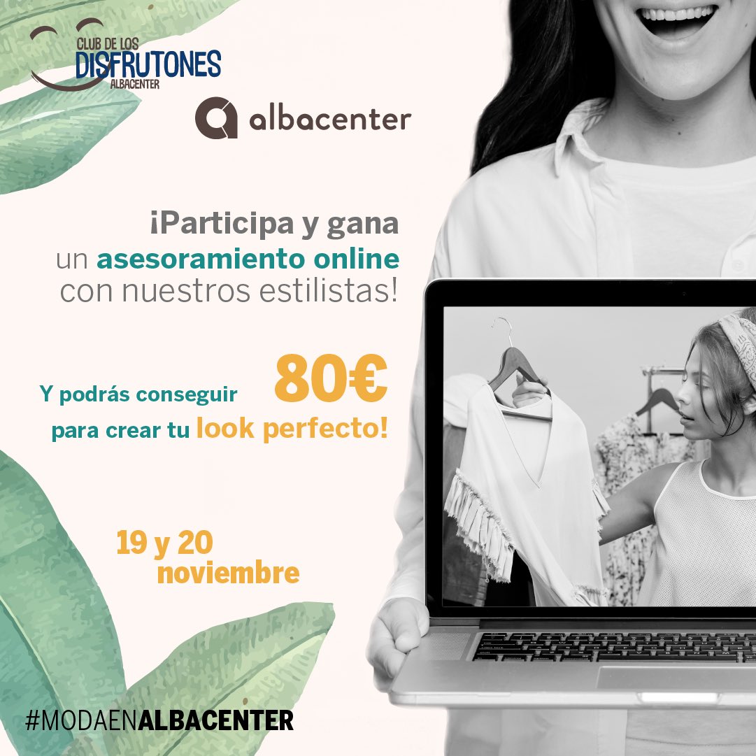 ⚠️ ️¡¡SORTEO!!￼️ ⚠️¿Te gustaría ganar hasta 80 euros para gastar en compras, asesorado/a por Natalia Ferviú? Entérate de todos los detalles del sorteo ￼️ bit.ly/SorteosDisfrut…

#EcosistemaModa #SorteosALB #Albacenter #Sorteo #SorteosAlbacete #AlbaceteMola #Albaceteando